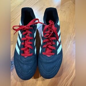 Adidas Pink and Black Athletic Shoes